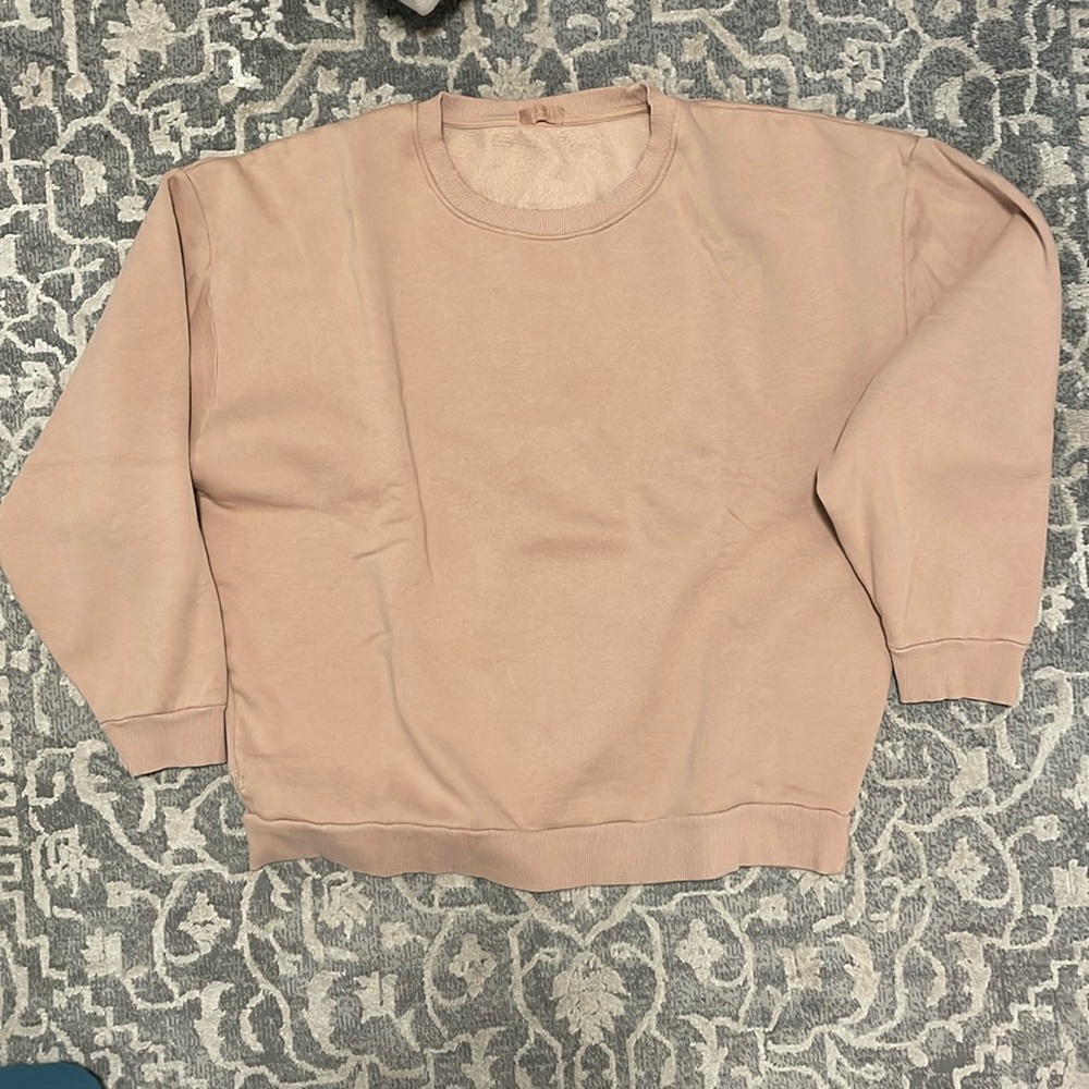 Nuuds Women’s Crewneck Sweatshirt XXL Sand